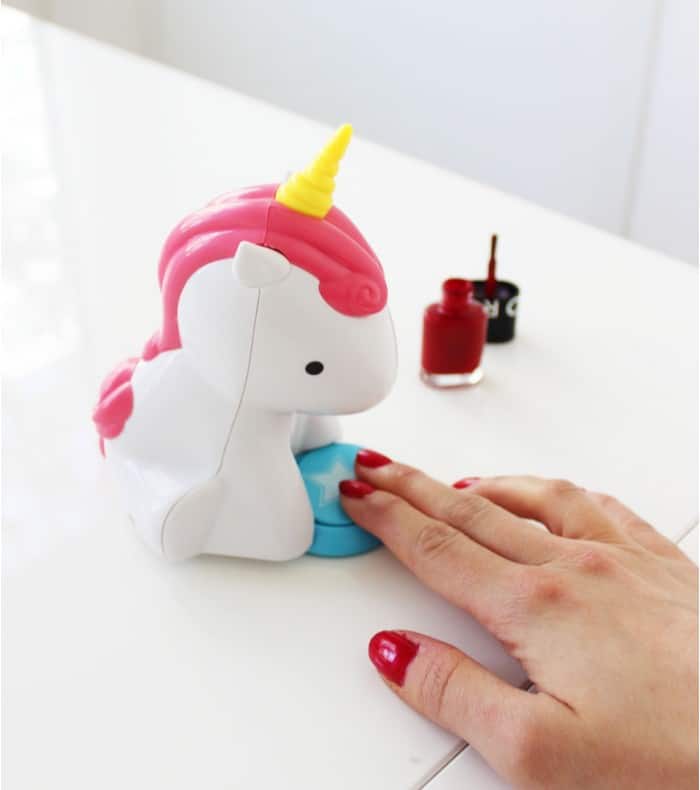seche ongles licorne