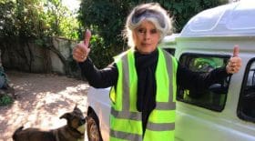 Bardot porte un gilet jaune