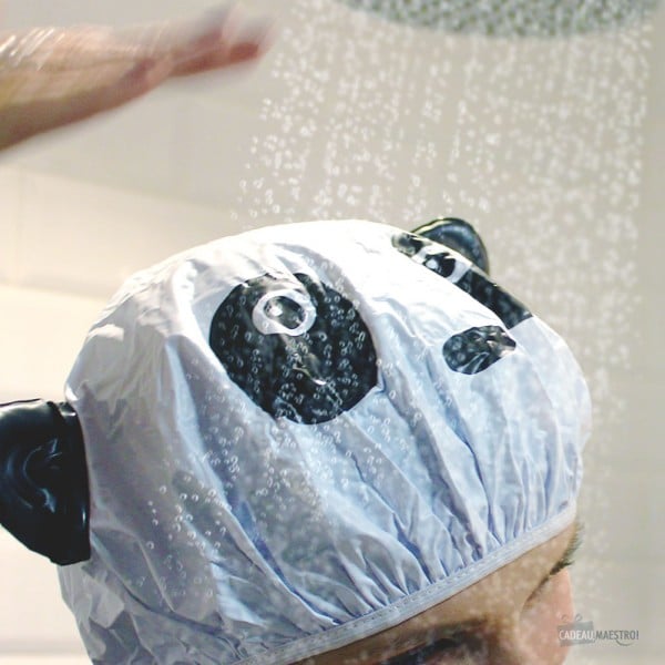 bonnet douche panda