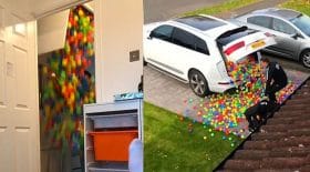 prankster woody kleiny boules en plastique