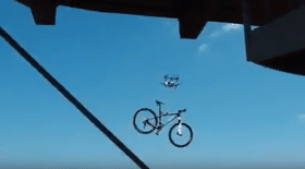 drone vole velo