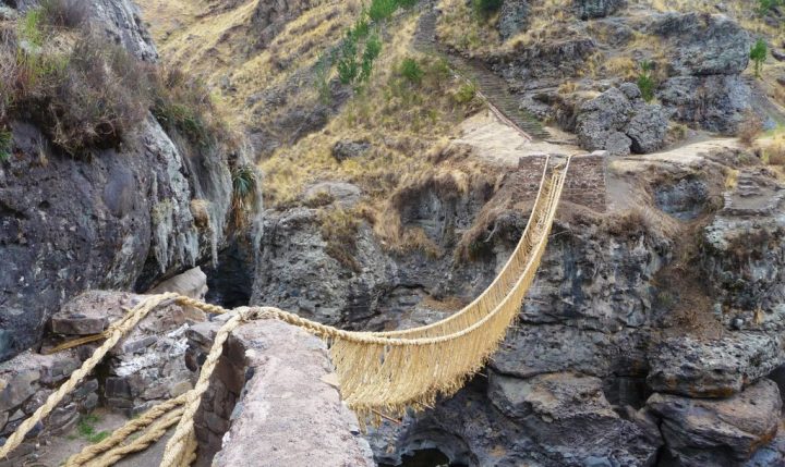 pont en cordes pérou