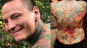 écorcher peau tatoueur mort