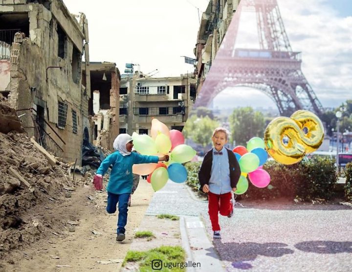 Enfants ballons dpum