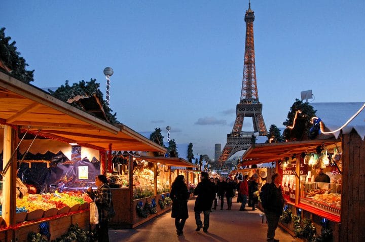 Paris marché Noël