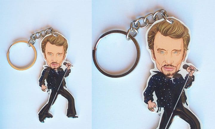 porte cles caricature