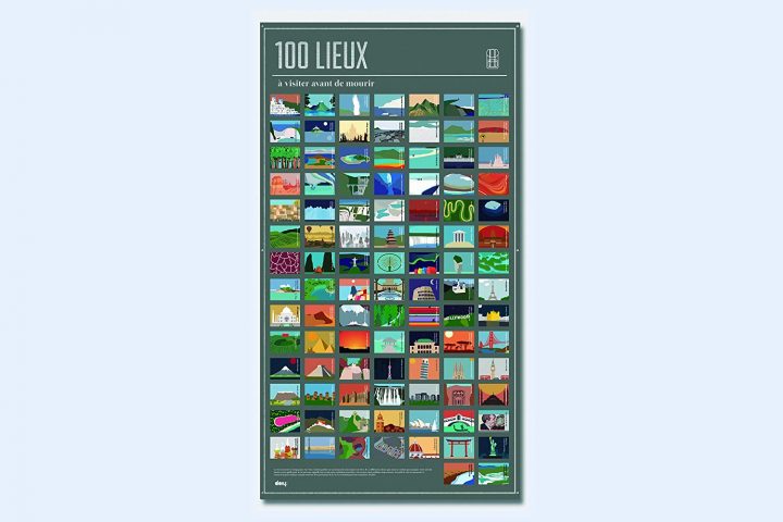 poster 100 lieux