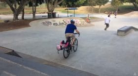 secousses siège vélo enfant
