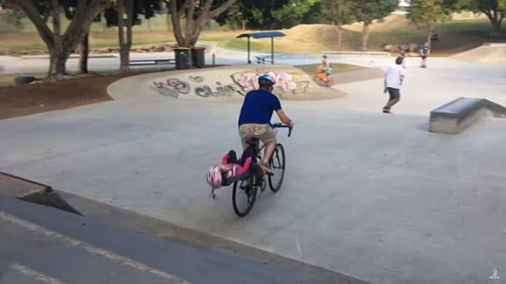secousses siège vélo enfant