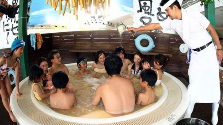 bain de nouilles au japon