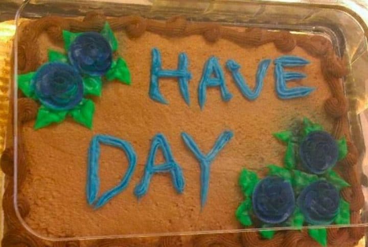 Gateau pour une bonne journée