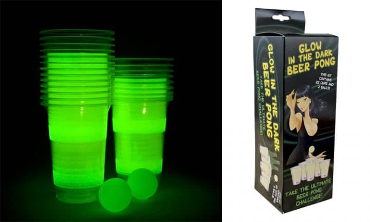 beer pong lumineux