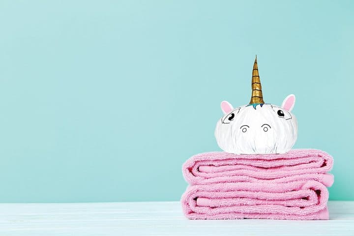 bonnet douche licorne