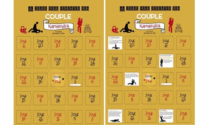 calendrier kamasutra