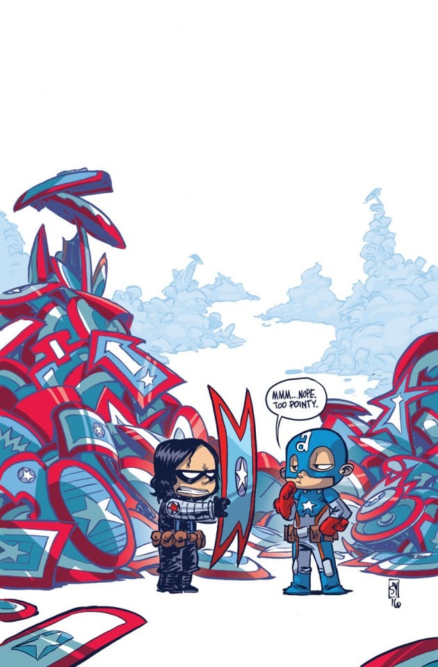 Captain America et ses boucliers