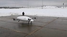 Un drone se crashe en Russie
