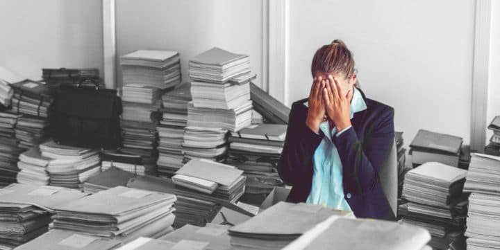 Débordé au travail