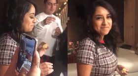elle largue son copain infidèle pendant son discours d'anniversaire