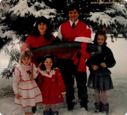 famille noel poisson