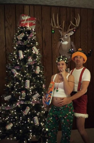 famille noel redneck