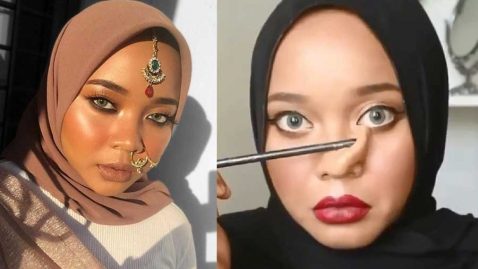 instagrameuse enlève son faux nez