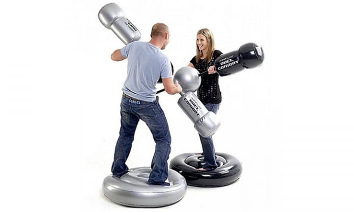 jeu combat gonflable