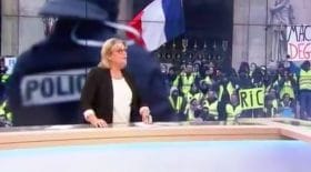 Une pancarte censurée sur France 3 ?