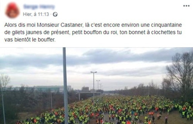 Manif gilets jaunes 2014