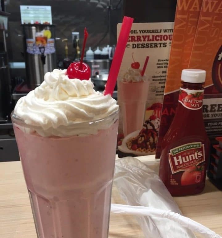 Milkshake parfait