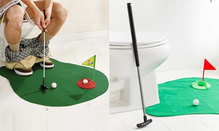mini golf toilettes