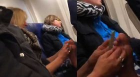 pédicure avion incivilités