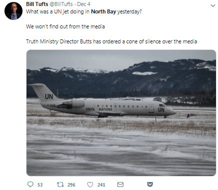 Post avion ONU Canada