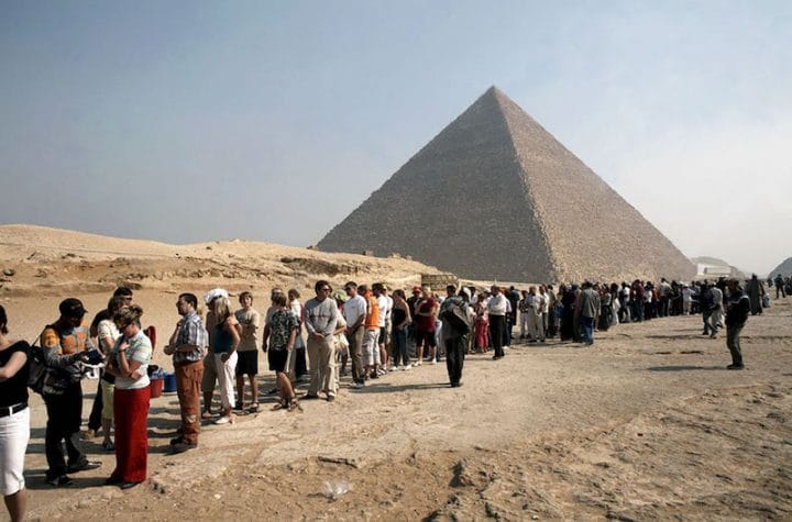 Pyramides de Gizeh réalité