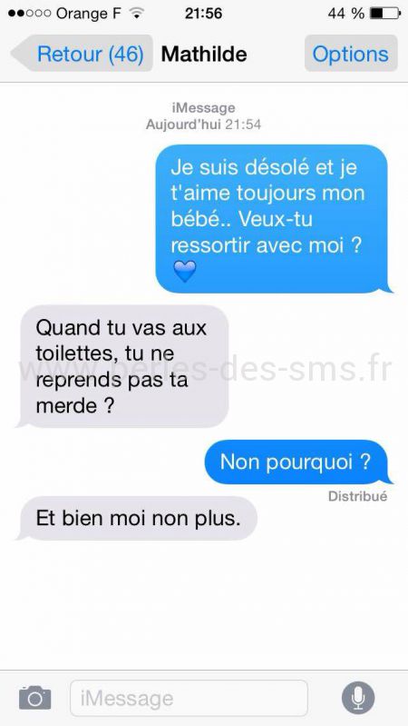 SMS toilettes