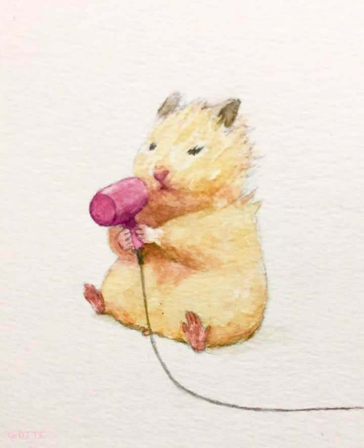 aventures-hamster-peinture-aquarelle