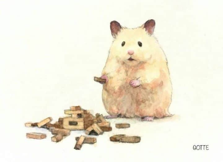 aventures-hamster-peinture-aquarelle