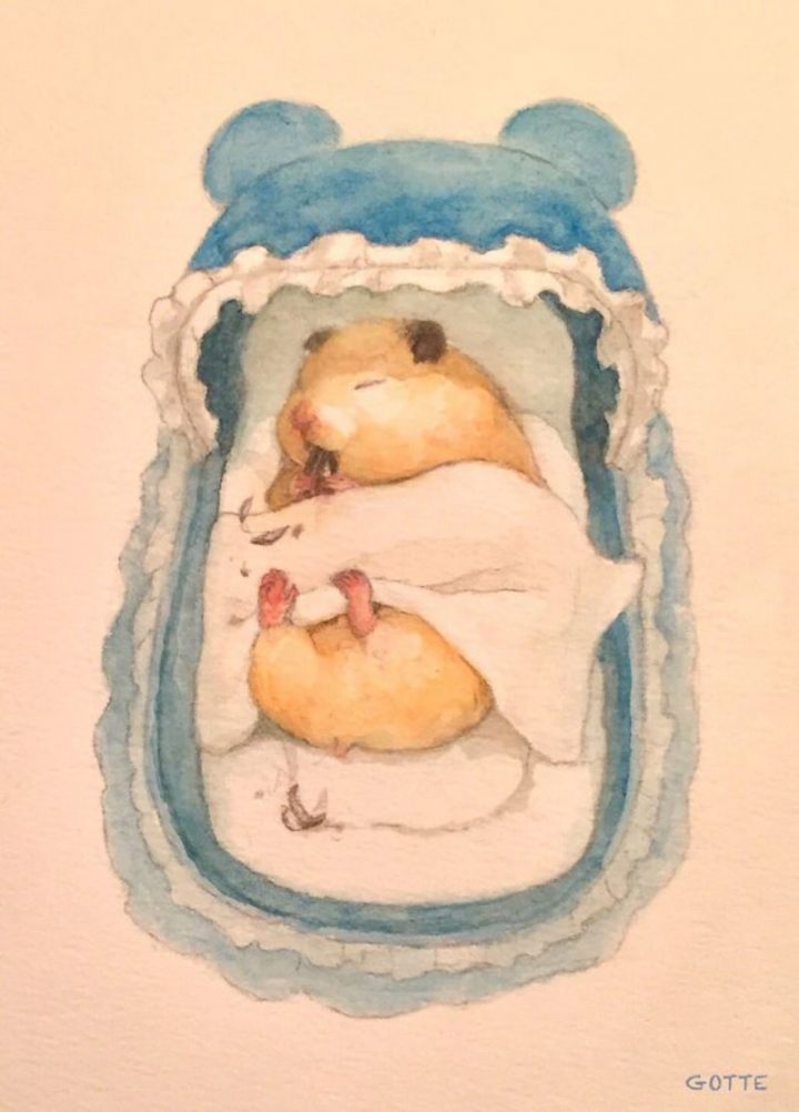 aventures-hamster-peinture-aquarelle