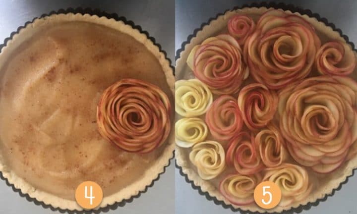 etapes tarte 4 et 5