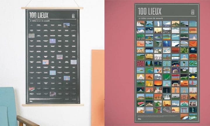 poster 100 lieux