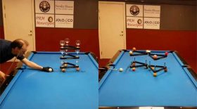 billard avec des verres