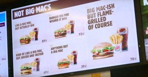 Burger King Big Mac