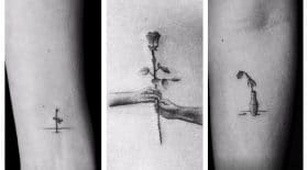 tatouage en mouvemen évolution