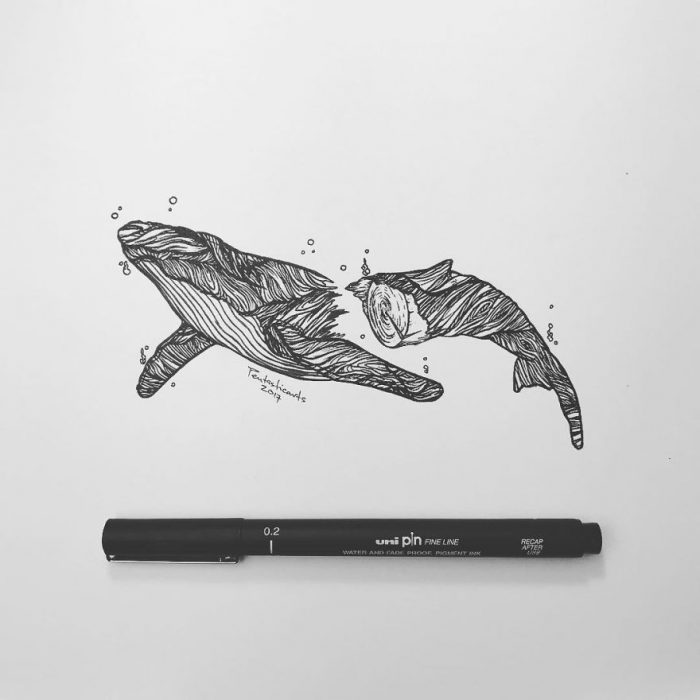 Il cache des messages dans ses illustrations