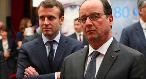 Hollande Macron
