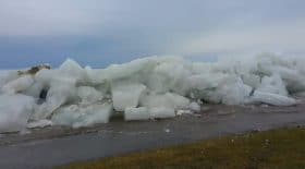 Tsunami glace