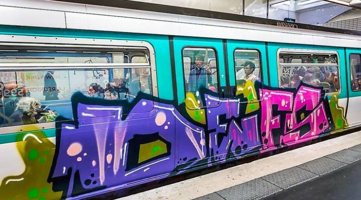 graffitis métro