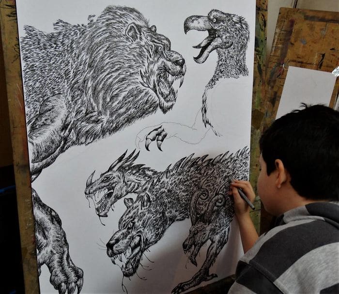 Dessin enfant 16 ans