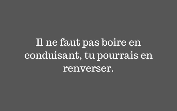 expression à la con