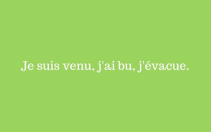 expression à la con