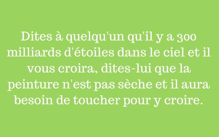 expression à la con